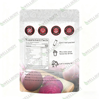 WELLBODY Nature Sports Nutrition Supplements Extrait de betterave rouge en poudre Jus de betterave en poudre Poudre de racine de betterave