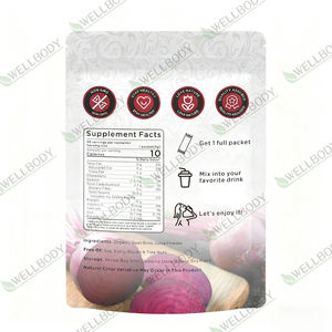 WELLBODY Nature suplemen nutrisi olahraga bubuk ekstrak bit merah bubuk jus bit bubuk akar - Product Image 6