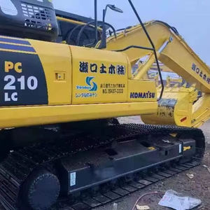 Excavatrice d'occasion Komatsu PC210LC à vendre – Composants essentiels : Moteur, Boîte de vitesses, Pompe à engrenages, Roulement, avec certifications CE et EPA - Product Image 1