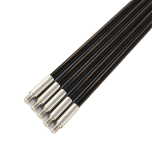 Tige en fibre de verre flexible à longueur personnalisable, fournie par l'usine, pour la découpe de supports de plantes en serre et de parapluies - Product Image 2