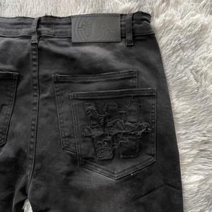 DENIMGUYS hommes Vintage maigre pantalon évasé haute rue décontracté empilé maigre Bootcut Denim <span class=keywords><strong>jean</strong></span> pantalon hommes - Product Image 6
