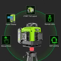Nouveau niveau laser 16 lignes modèle 2025 avec une précision exceptionnelle et une batterie, idéal pour la décoration.