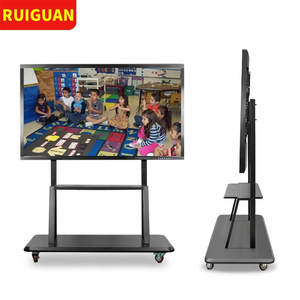 กระดานไวท์บอร์ดแบบอินเตอร์แอคทีฟหน้าจอสัมผัสเพื่อการศึกษา65นิ้วแบบโต้ตอบทั้งหมดในหนึ่งชิ้นรองรับปากกาและนิ้วมือสัมผัสหลายรูปแบบ - Product Image 1