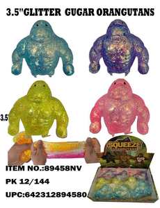 Wholesale Aurora Slow Rebound Decompression <b>Squeeze</b> Toy Trumpet Orangutan Pearl with Maltose Pinch Toys - Product Image 1