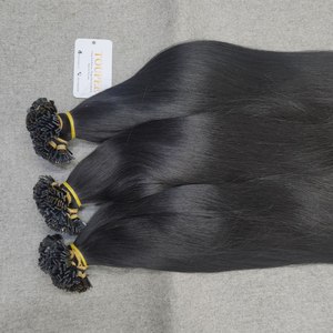 เคราตินปลายแบนสำหรับต่อผมมนุษย์ผมลอนธรรมชาติ - Product Image 5