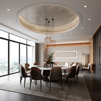 Solución Integral de Diseño de Interiores para Hoteles y Restaurantes Modernos, Diseño Inteligente para la Hostelería en 3D, Servicio Integral