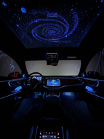 Lumière d'ambiance Plug & Play 12V pour toit ouvrant de voiture, bande LED dynamique RGB pour toit avec synchronisation musicale, compatible avec le contrôle OEM des séries