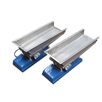 Alimentateur à plateau vibrant en acier inoxydable série Zhonghao GZV2 pour l'alimentation des fours à verre, contrôleur PLC numérique, capacité de 0,5 t/h