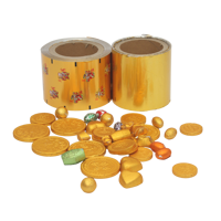 Papier d'emballage en aluminium de qualité alimentaire, 5 rouleaux, pour le chocolat