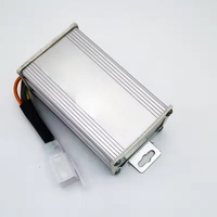 Nouveau Meilleur Convertisseur DC-DC Élévateur de Tension 60-72V/12V vers 12V/24V pour Vélo Électrique 20A Modèle Aluminium Argent 100-48V Facile à Utiliser