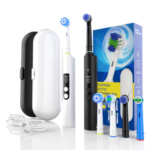 Cepillo de Dientes Eléctrico Rotatorio Inteligente Personalizado con Carga Tipo C, Resistente al Agua IPX7, Batería Recargable, Carcasa de Plástico - Product Image 4