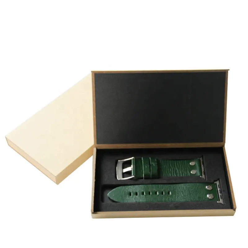 Recyclable Handmade PVC Board Watch Strap Box Display Packaging Paper Watch Box