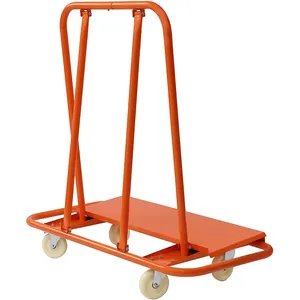 Sheetrock 크레이트 왜건 2200LBS 적재 능력 강철 건식 벽체 카트 항만화물 처리를위한 JH-Mech 서비스 돌리 캐스터 - Product Image 1