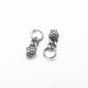 yunnique Hoop <b>Earrings</b> Star Shape Titanium Steel Geometric Design Fashion <b>Cuff</b> <b>Earrings</b> - Product Image 2