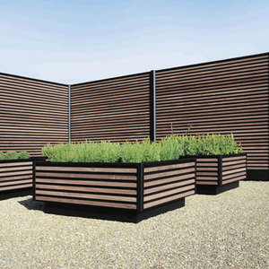 Pot de plantes carré en <span class=keywords><strong>bois</strong></span>, boîte de jardinière vintage au design personnalisé de cm pour jardin en plein air - Product Image 4