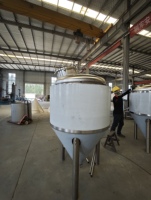 Fermenteur de brassage Cassman Top Manway avec enveloppe glycolée et isolation en SUS 304, réservoir de fermentation de bière haute productivité