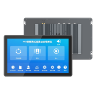 LICON PC Industri Terintegrasi Layar Sentuh 21,5 inci Intel I3/I5 Win7/10 RAM 4GB Penyimpanan 64GB VGA/USB/RJ45/COM/Audio Aluminium 1
