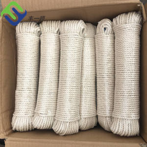 Cuerda trenzada de algodón con cordón de macramé <span class=keywords><strong>para</strong></span> decoración colgante de pared DIY anudado - Product Image 3