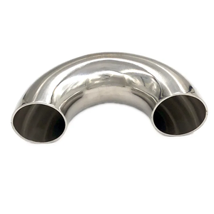 Vệ sinh phù hợp thép không gỉ SS304 SS316L mông hàn U hình dạng uốn cong 180 độ ống khuỷu tay bpe 1 "-4" - Product Image 4