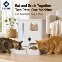 Estación de Agua y Comida para Mascotas 2 en 1, Automática, con Temporizador, WiFi, 5L, Controlada por la Aplicación Tuya Smart, Dispensador Integrado de Agua y Comida para Perros y Gatos
