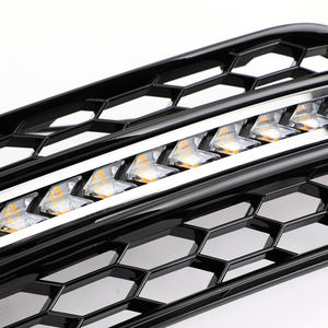 Areyourshop Grille de phare antibrouillard Anneau chromé Pare-chocs pour <span class=keywords><strong>Audi</strong></span> <span class=keywords><strong>A4</strong></span> <span class=keywords><strong>S</strong></span>-<span class=keywords><strong>LINE</strong></span> S4 2008-2012 Uniquement pour la version Sport avec éclairage LED - Product Image 5