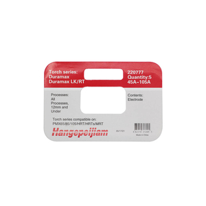 Consommables pour découpeur plasma Powermax105 : Électrode 220842 220777, Buse 220941 220819 220816, Bouclier 220818 220992 220817 220948 - Product Image 1