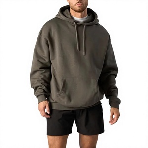 Manufacturer's High Quality 100% Cotton Solid Vintage Wash Hoodie <b>Thick</b> <b>Fleece</b> Winter Custom Unisex Distressed Acid Wash Front - Product Image 3