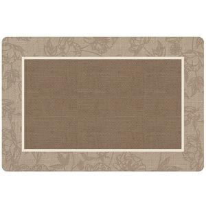 Tapis de bain Kiyono rectangulaire absorbant, antidérapant, séchage rapide, design minimaliste pour l'entrée de la salle de bain - Product Image 3