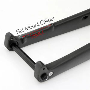 Đầy đủ <span class=keywords><strong>Carbon</strong></span> sỏi Ngã Ba 1-1/8 thẳng/côn ống đĩa phanh dĩa <span class=keywords><strong>700C</strong></span> Trọng lượng nhẹ tất cả các đường sỏi xe đạp ngã ba - Product Image 5