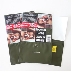 <span class=keywords><strong>Pochette</strong></span> <span class=keywords><strong>plastique</strong></span> vide imprimée personnalisée pour tabac, <span class=keywords><strong>pochette</strong></span> de tabac 50g avec un <span class=keywords><strong>rabat</strong></span> - Product Image 2