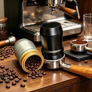 Dosificador de Café Portátil de Lujo BOSCO 54/58mm, Reutilizable, de Aleación de Aluminio, para Máquina de Espresso - Product Image 1