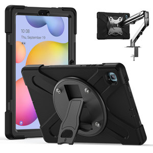 2024 étui de <span class=keywords><strong>protection</strong></span> pour <span class=keywords><strong>tablette</strong></span> tout le corps pour <span class=keywords><strong>Samsung</strong></span> <span class=keywords><strong>S6</strong></span> <span class=keywords><strong>Lite</strong></span> P610 P615 P613 P619 2022 10.4 pouces avec béquille - Product Image 1