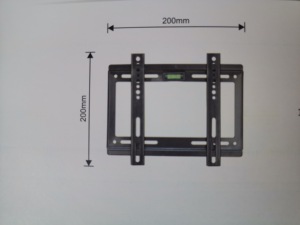 Easy Assemble Furniture Office Meeting Video Style Tripod Wooden Legs <strong>Easel</strong> <strong>TV</strong> Floor <strong>Stand</strong>, Adjustable Height <strong>TV</strong> Bracket - Product Image 2