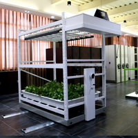 Système hydroponique vertical d'intérieur pour la culture des plantes avec ventilateur pour serres agricoles