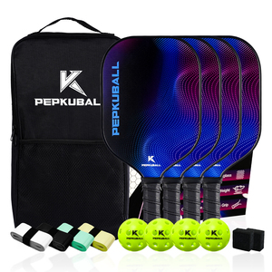 Pepk xuất khẩu chất lượng pickleball Bó 4 + 4 + 1-sợi thủy tinh bề mặt nhãn hiệu riêng dịch vụ - Product Image 1