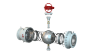 Vanne à boisseau sphérique entièrement soudée DN50-DN1500 Classe 150-2500, montée sur trunnion, pour service souterrain, pipeline de gaz naturel, API 6D ASME B16.34