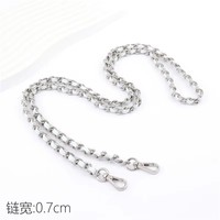 Chaîne de remplacement LST243 faite à la main en alliage matelassé diamanté avec cuir de vachette pour sac à bandoulière femme