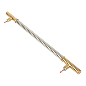Maniglia Lunga in Ottone e Acciaio Inossidabile per Armadi, Guardaroba e Porte Ascensore - Product Image 2