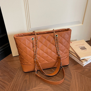 Новинка: Большая сумка-тоут с молнией, роскошная сумка-клатч из PU, женская сумка через плечо с большой вместимостью. - Product Image 2