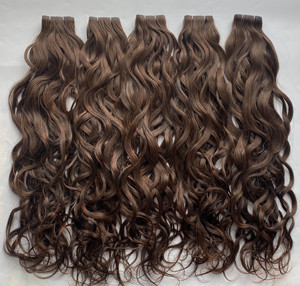 Nouvelle Tendance 2026 : Extensions de Cheveux Humains à Double Trame Invisible Injectée, Effet Papillon, avec Trous <span class=keywords><strong>XO</strong></span>, Trame Jumelle Sans Couture - Product Image 5