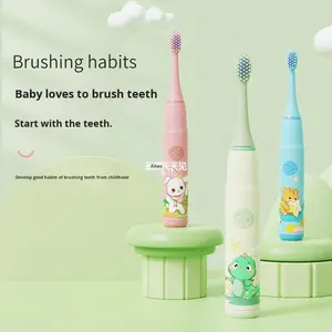 <span class=keywords><strong>Herschel</strong></span> Factory Direct brosse à dents électrique sonique domestique pour enfants à poils souples IPX7 étanche USB charge modèle HX-01 - Product Image 2