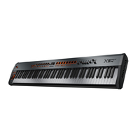 MIDIPLUS X8H Max 88 Keys Hammer Action MIDI Keyboard Controller Professional Weighted Digital Piano with 16 RGB Pads 8 Knobs
