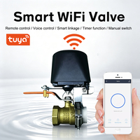 Contrôleur de vanne intelligent WiFi, application Tuya, commande à distance, actionneur de vanne à boisseau sphérique pour GPL, gaz naturel DN15 DN20 12V