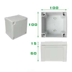 TY-10010075 100 sizev ABS Plastic Project Box IP66 Junction Box plastic enclosure waterproof terminal box
