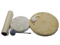 Support pour griffes de chat en sisal, colonne à griffes verticale, ne perd pas ses copeaux, arche à grimper pour chat, jouets amusants pour chat
