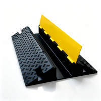 Canaux en caoutchouc Protecteur de Câble Robuste Défenseur utilisation extérieure un canal chaussée durable rampe de câble de sécurité