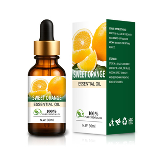 Huile d'orange douce 30 ml, fabrication en usine, logo personnalisé, huile de massage relaxante et parfum d'ambiance - Product Image 1