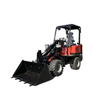 TL1000 Telescopic Articulated Small Log Loaders Prices Diesel Epa4 Engine Telescopic Boom Mini Front End Wheel Loader