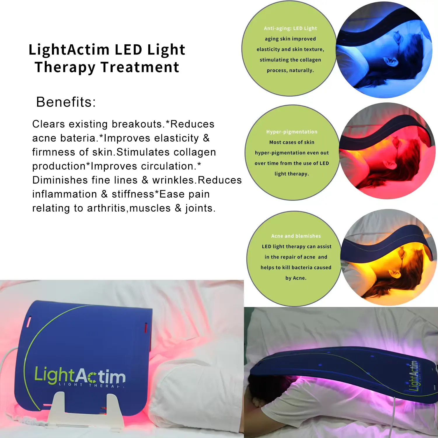 CELLUMA ธรรมชาติ PDT LED เครื่องบําบัด Photodynamic กําจัดริ้วรอยโคมไฟดูแลผิวหน้า Chromotherapy สปาฟื้นฟูผิว