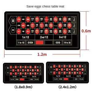 Nuovo aggiornamento personalizzato pieghevole ispessito antiscivolo tappetino da Poker con diverse dimensioni e colori per il Poker da tavolo giochi - Product Image 5
